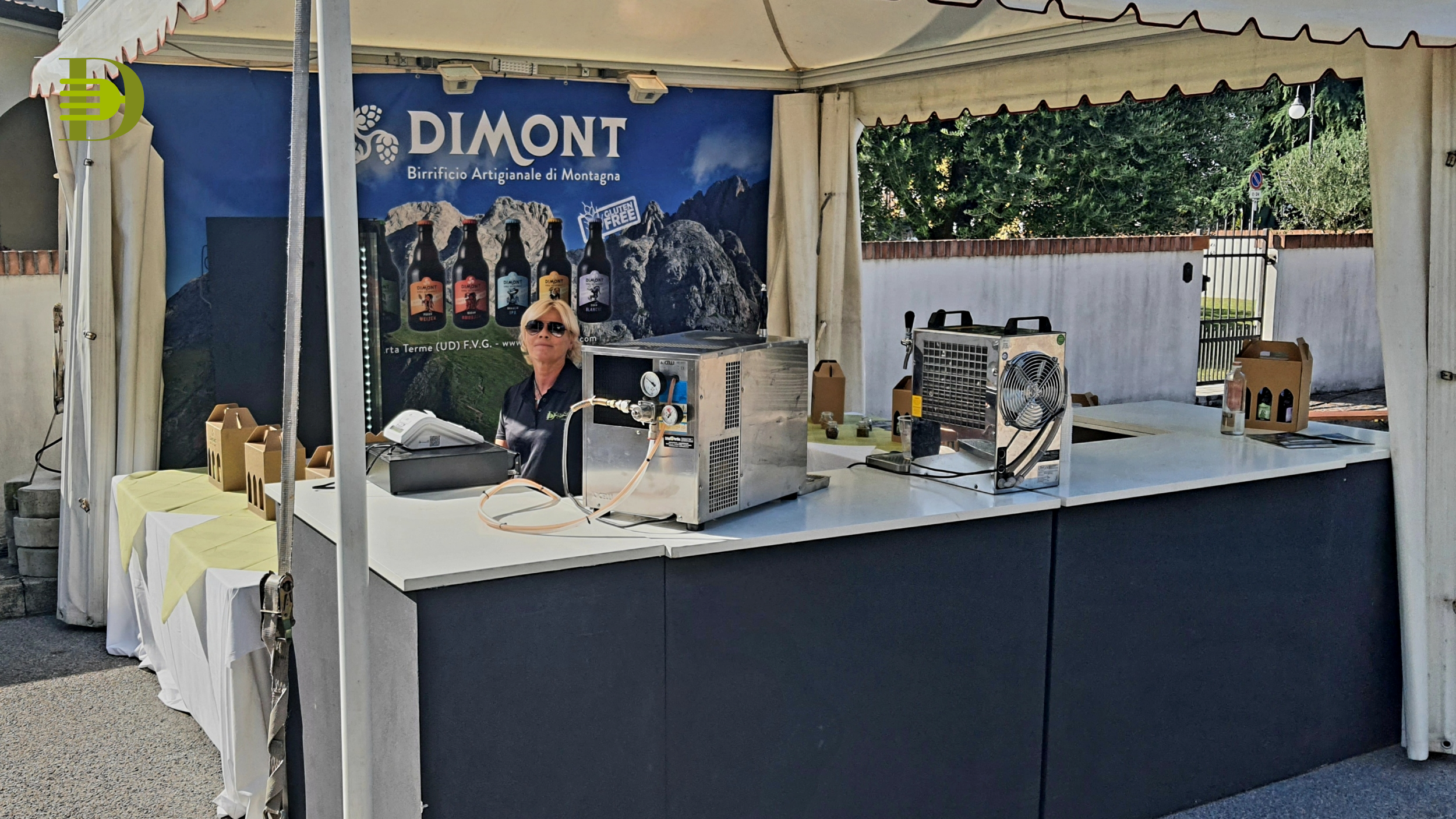 Stand Birrificio Dimont — a Farra d'Isonzo.